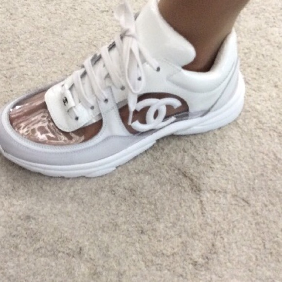 clear chanel trainers